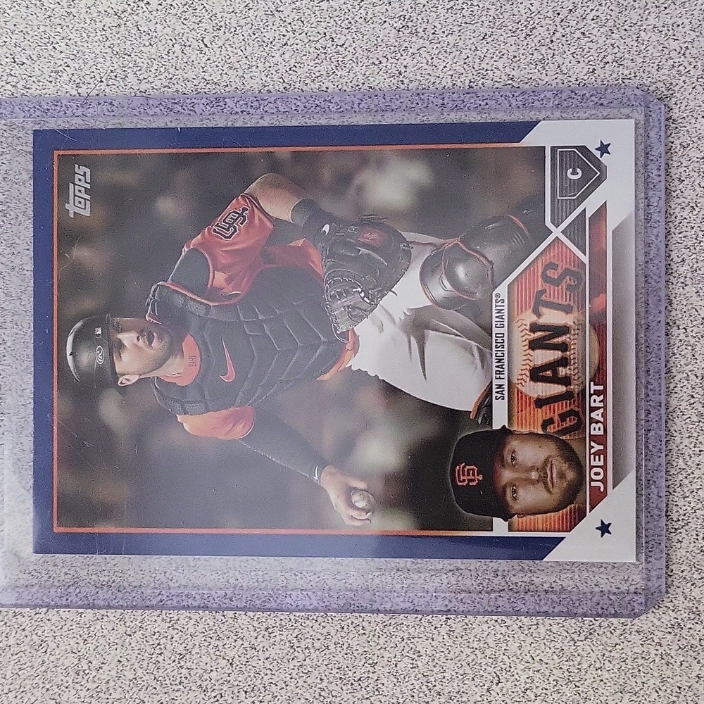 2023 Topps Joey Bart Blue Border Parallel